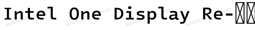 Intel One Display Re字体转换